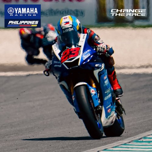 Carousel post from Yamaha Racing Philippines.