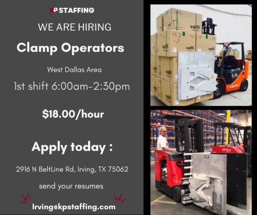 Photo post from KP Staffing Agency (Irving Branch).