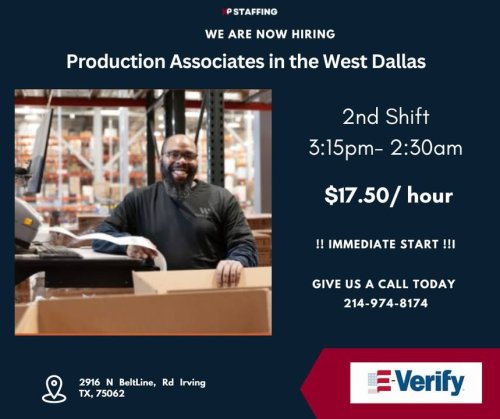 Photo post from KP Staffing Agency (Irving Branch).