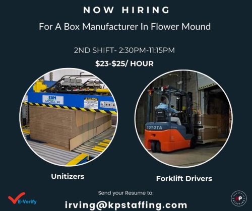 Photo post from KP Staffing Agency (Irving Branch).