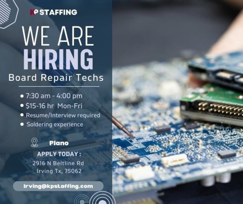 Photo post from KP Staffing Agency (Irving Branch).