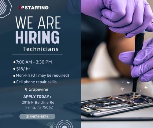 Photo post from KP Staffing Agency (Irving Branch).