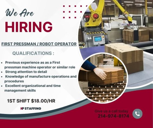 Photo post from KP Staffing Agency (Irving Branch).