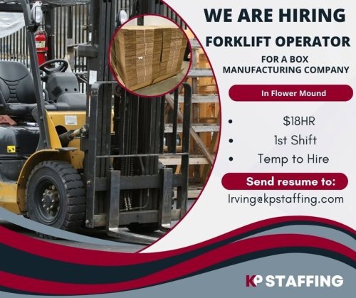 Photo post from KP Staffing Agency (Irving Branch).