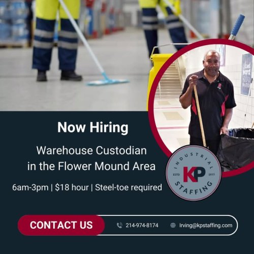 Photo post from KP Staffing Agency (Irving Branch).