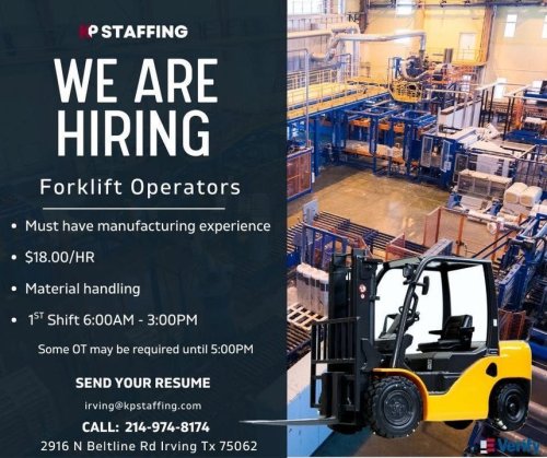 Photo post from KP Staffing Agency (Irving Branch).