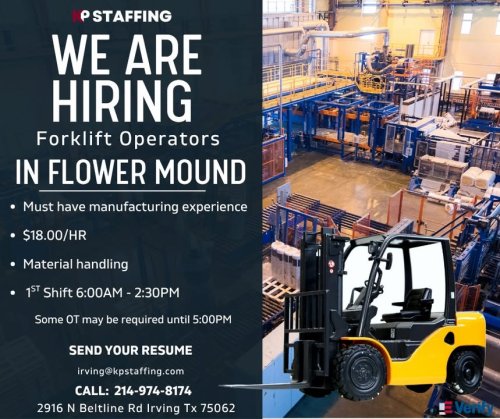 Photo post from KP Staffing Agency (Irving Branch).