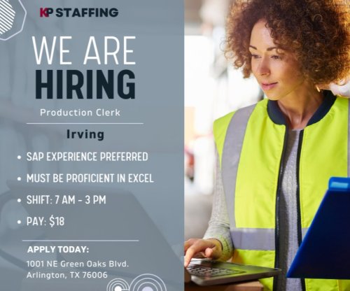Photo post from KP Staffing Agency (Arlington Branch).