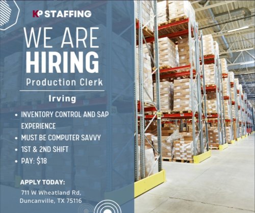 Photo post from KP Staffing Agency (Arlington Branch).