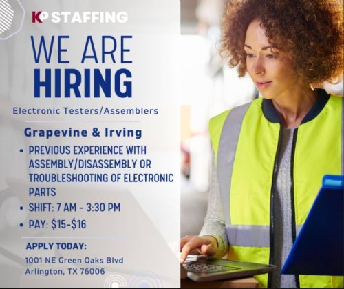 Photo post from KP Staffing Agency (Arlington Branch).