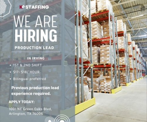 Photo post from KP Staffing Agency (Arlington Branch).