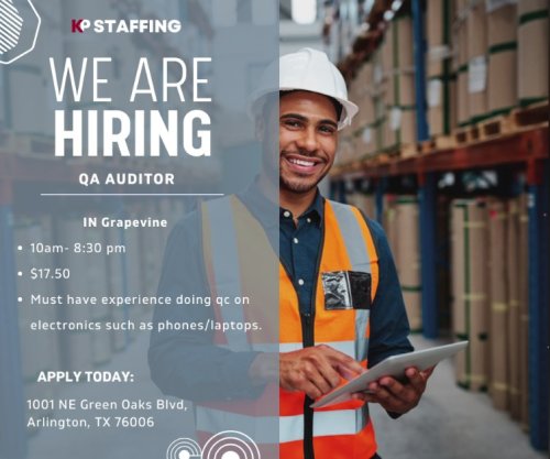 Photo post from KP Staffing Agency (Arlington Branch).