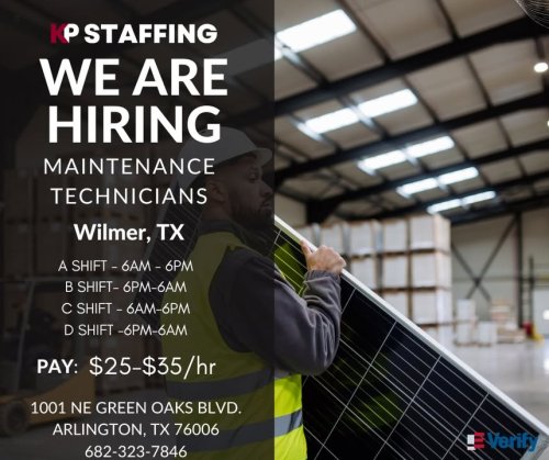 Photo post from KP Staffing Agency (Arlington Branch).