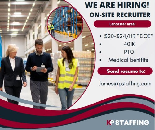 Photo post from KP Staffing Agency (Arlington Branch).