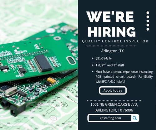 Photo post from KP Staffing Agency (Arlington Branch).