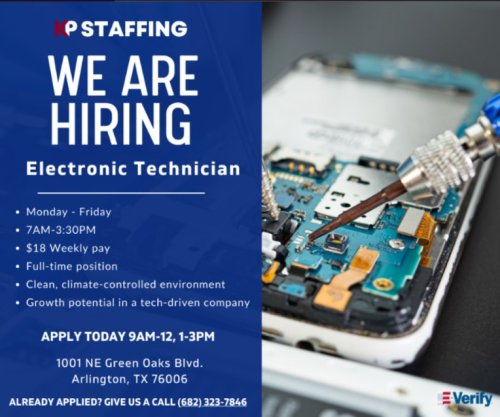 Photo post from KP Staffing Agency (Arlington Branch).