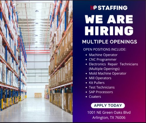 Photo post from KP Staffing Agency (Arlington Branch).