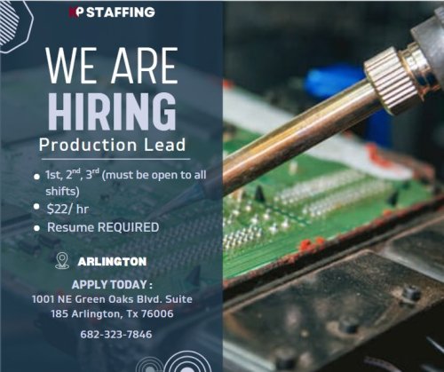 Photo post from KP Staffing Agency (Arlington Branch).