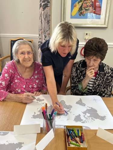 Carousel post from Lennox House Care Home.