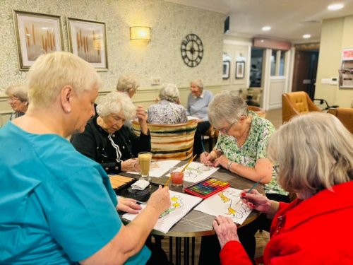 Carousel post from Cuttlebrook Hall Care Home.