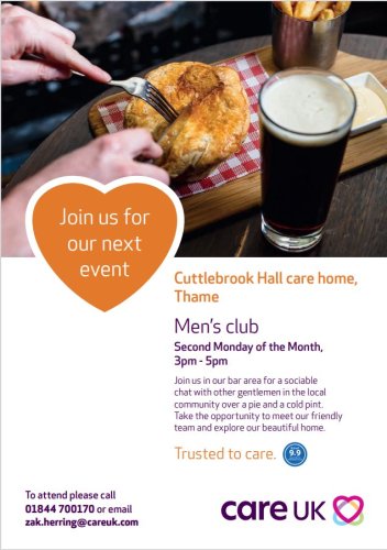 Photo post from Cuttlebrook Hall Care Home.
