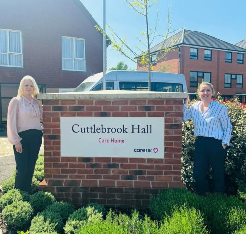 Photo post from Cuttlebrook Hall Care Home.