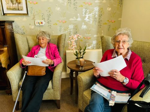 Carousel post from Cuttlebrook Hall Care Home.