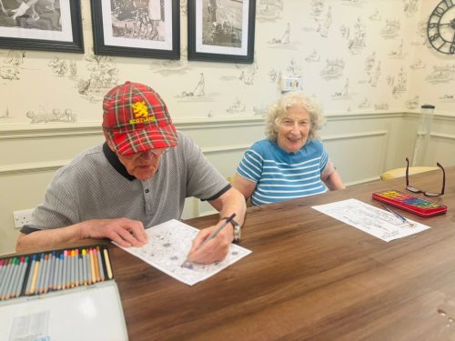 Carousel post from Cuttlebrook Hall Care Home.