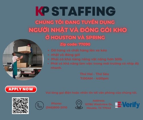 Photo post from KP Staffing Agency (West Houston Branch).