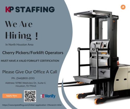 Photo post from KP Staffing Agency (West Houston Branch).