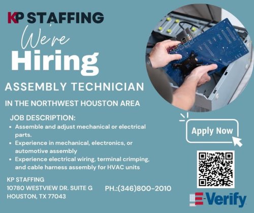 Photo post from KP Staffing Agency (West Houston Branch).