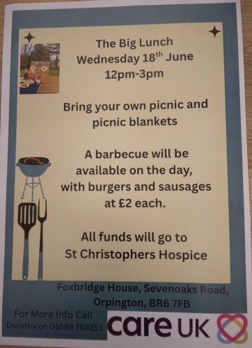 Photo post from Foxbridge House Care Home.