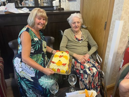 Carousel post from Mountbatten Grange care home.