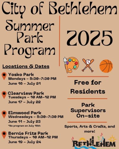 Photo post from Bethlehem Recreation.