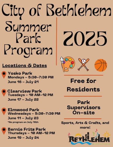 Photo post from Bethlehem Recreation.