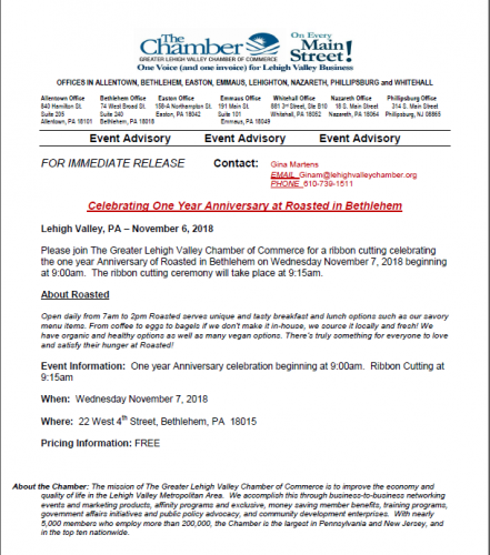 Photo post from Visit Bethlehem.