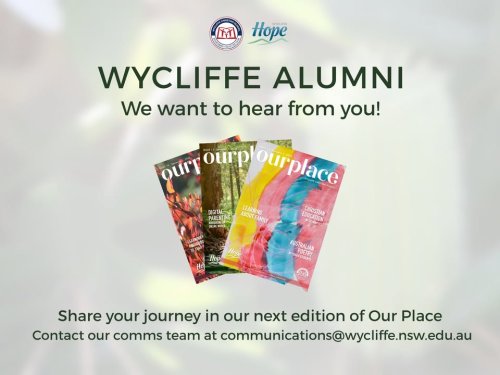 Photo post from Wycliffe Christian School.