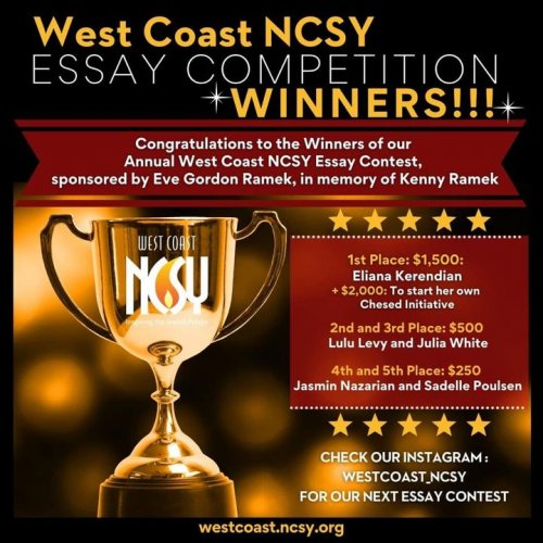 Photo post from West Coast NCSY.