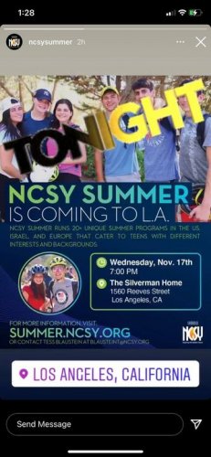 Photo post from West Coast NCSY.