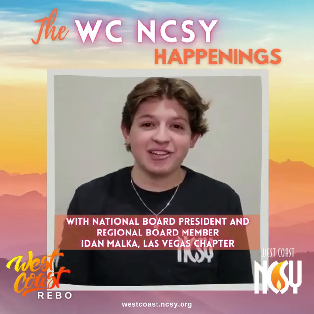 Video post from West Coast NCSY.
