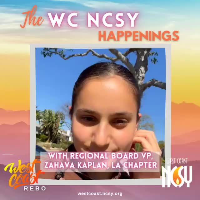 Video post from West Coast NCSY.