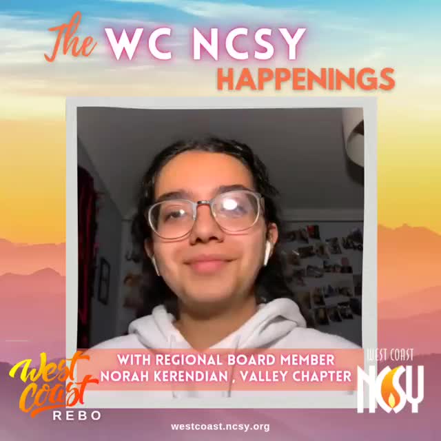 Video post from West Coast NCSY.