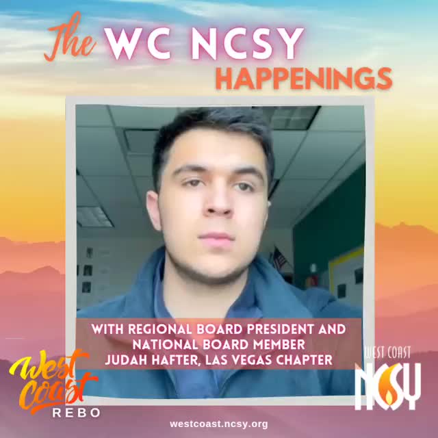 Video post from West Coast NCSY.
