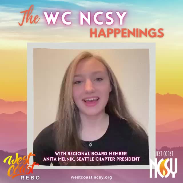 Video post from West Coast NCSY.