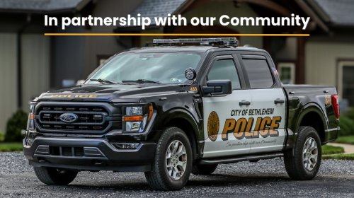 Photo post from Bethlehem Police Department, Bethlehem, PA.