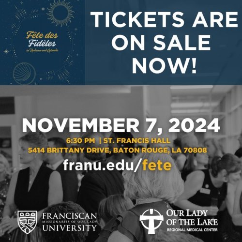 Photo post from Franciscan Missionaries of Our Lady University.