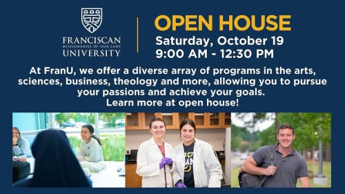 Photo post from Franciscan Missionaries of Our Lady University.