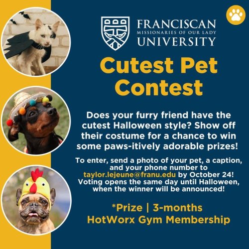 Photo post from Franciscan Missionaries of Our Lady University.