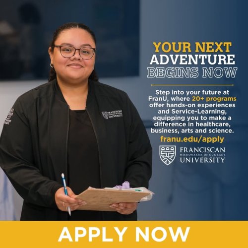 Photo post from Franciscan Missionaries of Our Lady University.