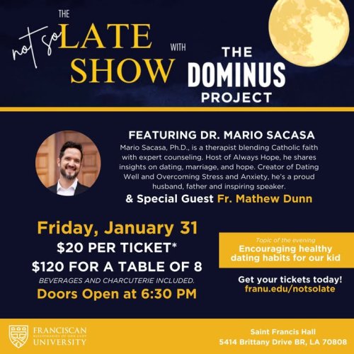 Photo post from Franciscan Missionaries of Our Lady University.